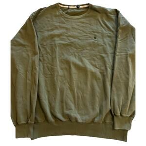 Polo Ralph Lauren Men’s Size XL Olive Green Crewneck Sweatshirt Long Sleeve PONY